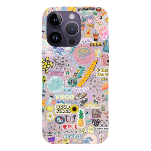 Apple iPhone 14 Pro  Vsco Transparent Silicone TPU Θήκη