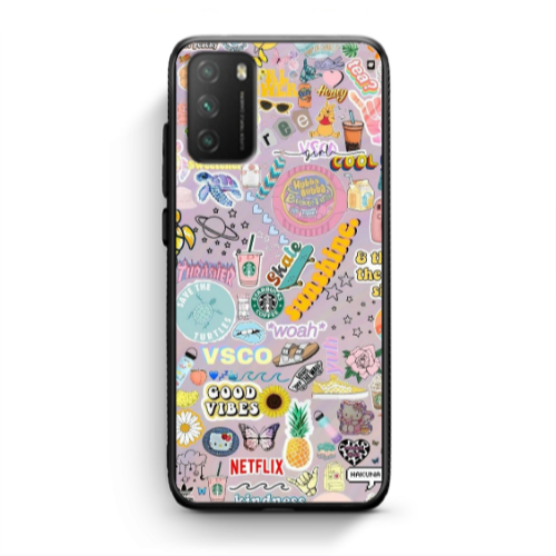 Xiaomi Poco M3 Vsco Black Glossy Θήκη
