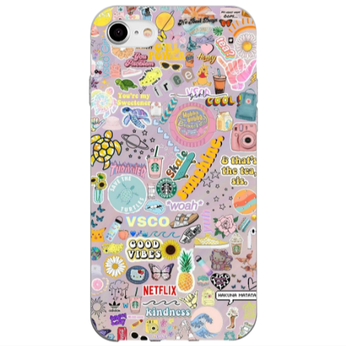 Apple iPhone SE 2020 Vsco Transparent Silicone TPU Θήκη