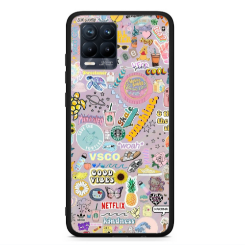 Realme 8  Vsco Black Glossy Θήκη