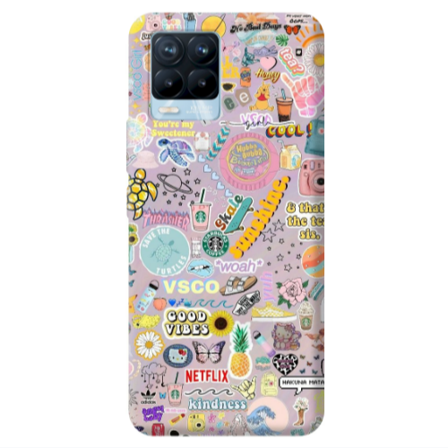 Realme 8 Pro Vsco Transparent Silicone TPU Θήκη