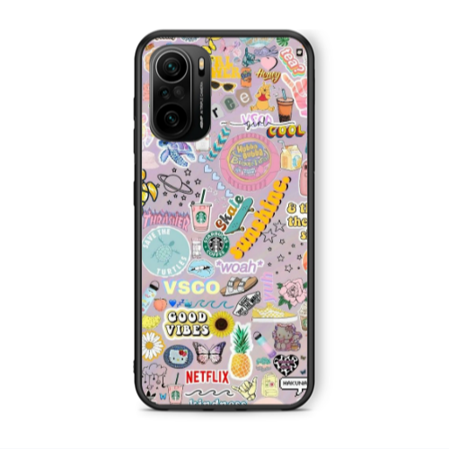 Xiaomi Poco F3 Vsco Black Glossy Θήκη