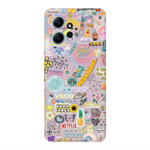 Xiaomi Redmi Note 12 4G Vsco Transparent Silicone TPU Θήκη