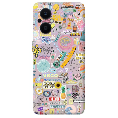 Oppo Reno 7 Lite Vsco Transparent Silicone TPU Θήκη