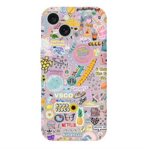 Apple iPhone 15 Vsco Transparent Silicone TPU Θήκη