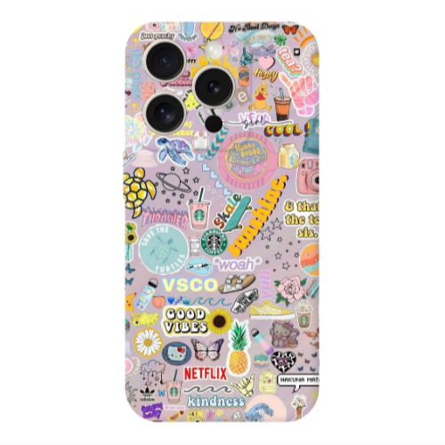 Apple iPhone 15 Pro Max Vsco Transparent Silicone TPU Θήκη