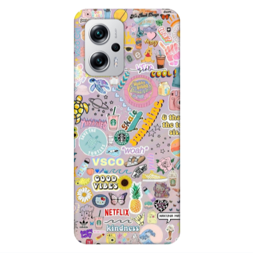 Xiaomi Poco X4 GT Vsco Transparent Silicone TPU Θήκη