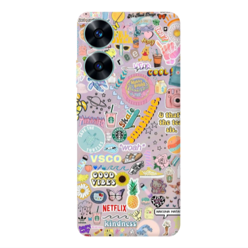 Realme C55 Vsco Transparent Silicone TPU Θήκη
