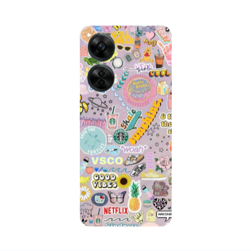 Oneplus Nord CE 3 Lite 5G Vsco Transparent Silicone TPU Θήκη