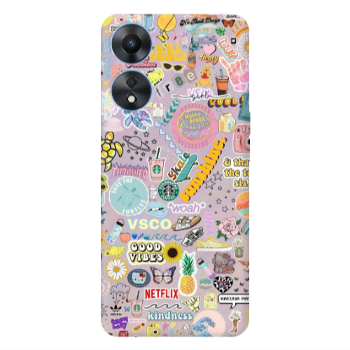 Oppo A 98 Vsco Transparent Silicone TPU Θήκη