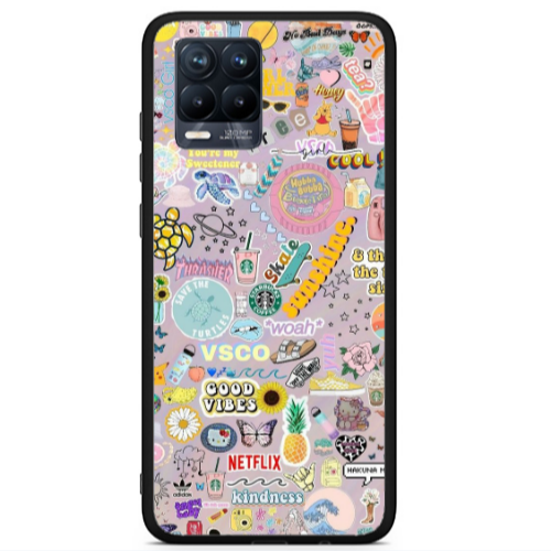 Realme 8 i Vsco Black Glossy Θήκη