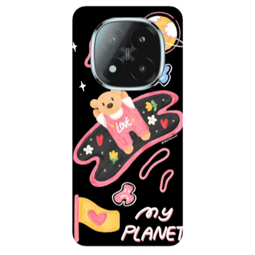Xiaomi Redmi Note 14 Pro + 5g My planet Transparent Silicone TPU Θήκη