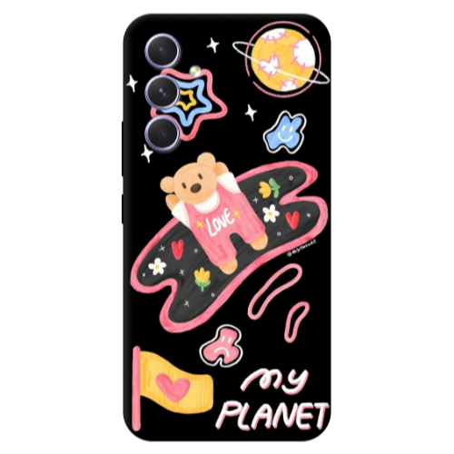 Samsung A56 My planet Transparent Silicone TPU Θήκη