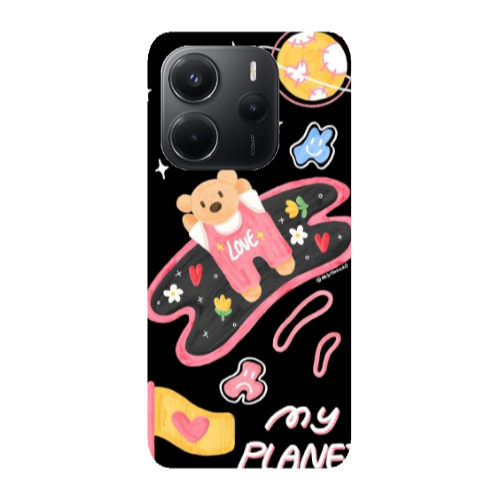 Xiaomi Redmi Note 14 My planet Transparent Silicone TPU Θήκη