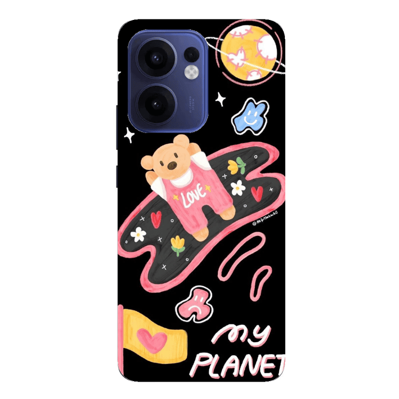Oppo Reno 13 F My planet Transparent Silicone TPU Θήκη