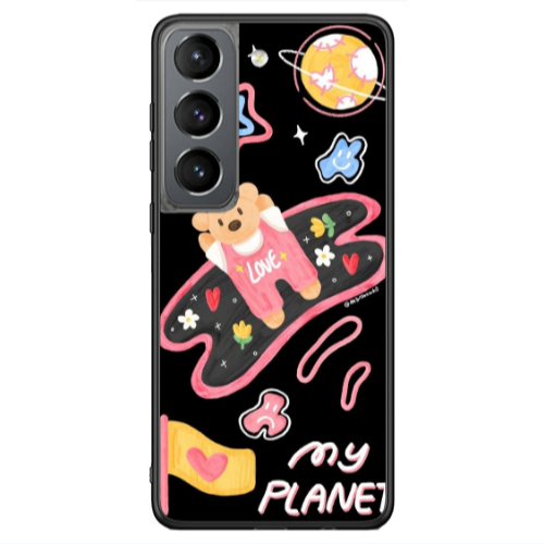 Samsung S21 Ultra My planet Black Glossy Θήκη