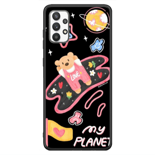 Samsung A13 4G My planet Black Glossy Θήκη