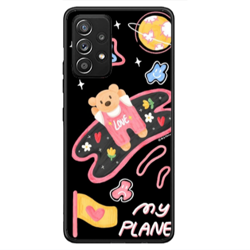 Samsung A53 My planet Black Glossy Θήκη