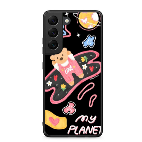 Samsung S22 My planet Black Glossy Θήκη