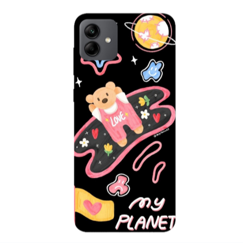 Samsung A04 My planet Transparent Silicone TPU Θήκη