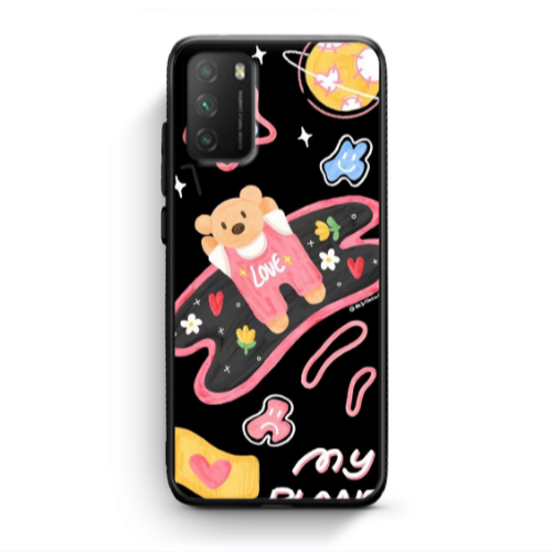 Xiaomi Poco M3 My planet Black Glossy Θήκη