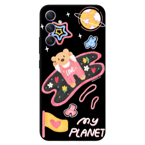 Samsung A34 My planet Transparent Silicone TPU Θήκη