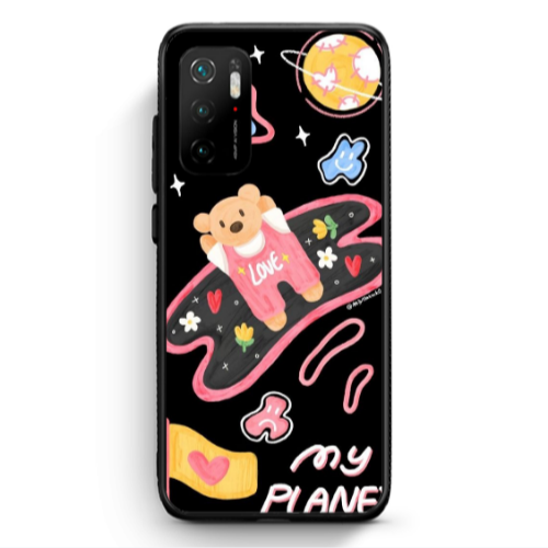 Xiaomi Poco M3 Pro My planet Black Glossy Θήκη