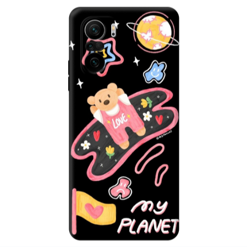 Xiaomi Poco F3 My planet Transparent Silicone TPU Θήκη
