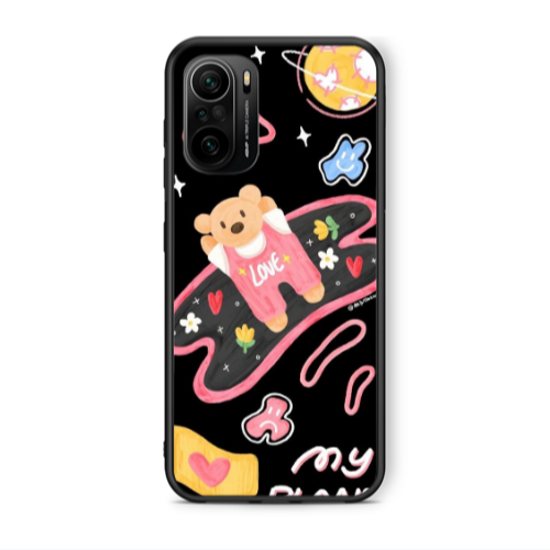Xiaomi Poco F3 My planet Black Glossy Θήκη