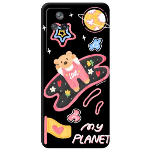 Xiaomi Poco F4 My planet Transparent Silicone TPU Θήκη
