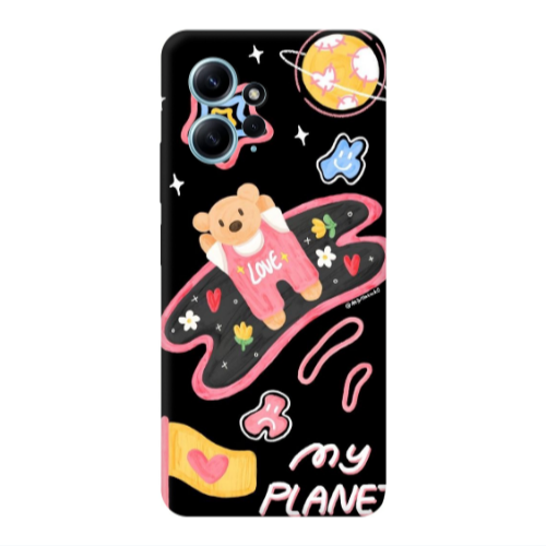 Xiaomi Redmi Note 12 4G My planet Transparent Silicone TPU Θήκη