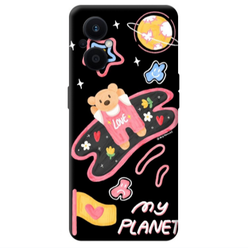 Oppo Reno 7 Lite My planet Transparent Silicone TPU Θήκη