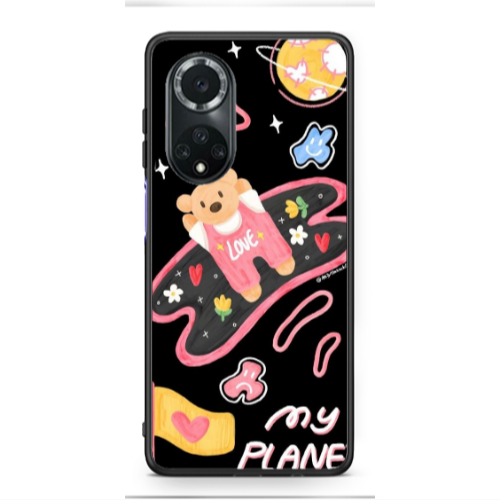 Huawei Nova 9 My planet Black Glossy Θήκη