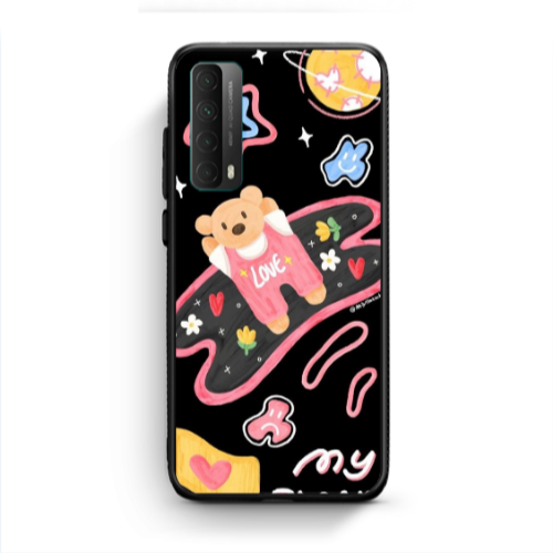 Huawei P Smart 2021 My planet Black Glossy Θήκη