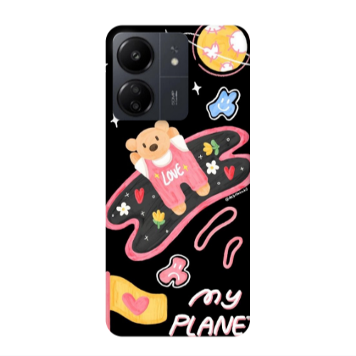 Xiaomi Redmi 13C My planet Transparent Silicone TPU Θήκη