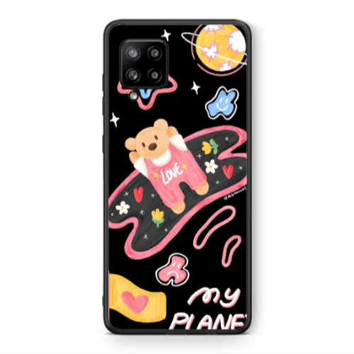 Samsung A42 5G My planet Black Glossy Θήκη