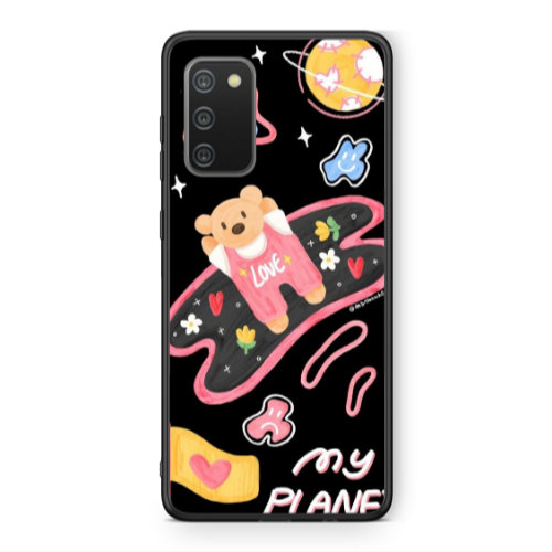 Samsung A02s My planet Black Glossy Θήκη