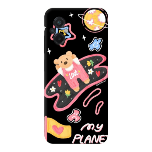 Xiaomi Poco M5 My planet Transparent Silicone TPU Θήκη