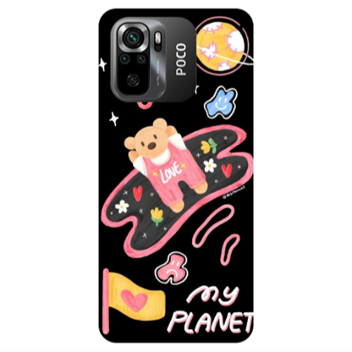 Xiaomi Poco M5 s My planet Transparent Silicone TPU Θήκη