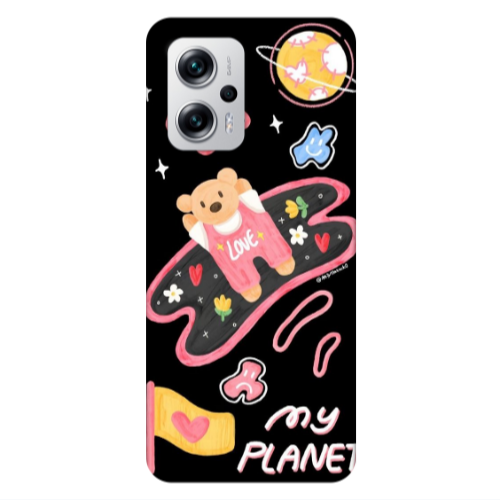 Xiaomi Poco X4 GT My planet Transparent Silicone TPU Θήκη