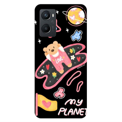 Oppo A 96 My planet Transparent Silicone TPU Θήκη