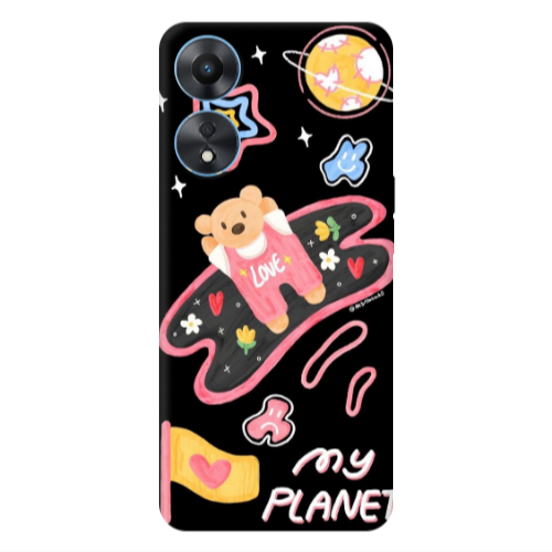 Oppo A 98 My planet Transparent Silicone TPU Θήκη