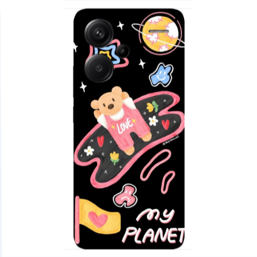 Xiaomi Redmi Note 13 Pro+ 5G  My planet Transparent Silicone TPU Θήκη