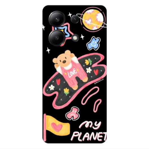 Xiaomi Redmi Note 13 4G My planet Transparent Silicone TPU Θήκη