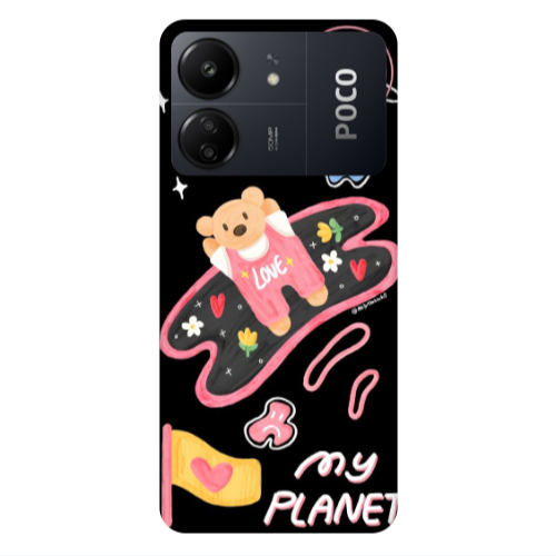 Xiaomi Poco C65 My planet Transparent Silicone TPU Θήκη