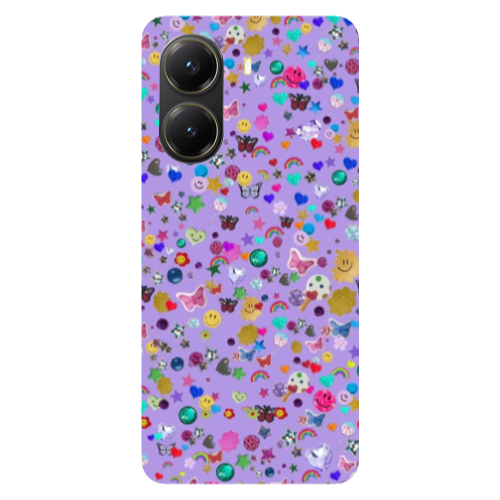 Xiaomi Poco X7 Pro Stars and Rainbow Transparent Silicone TPU Θήκη