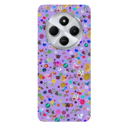 Xiaomi Redmi 14c Stars and Rainbow Transparent Silicone TPU Θήκη