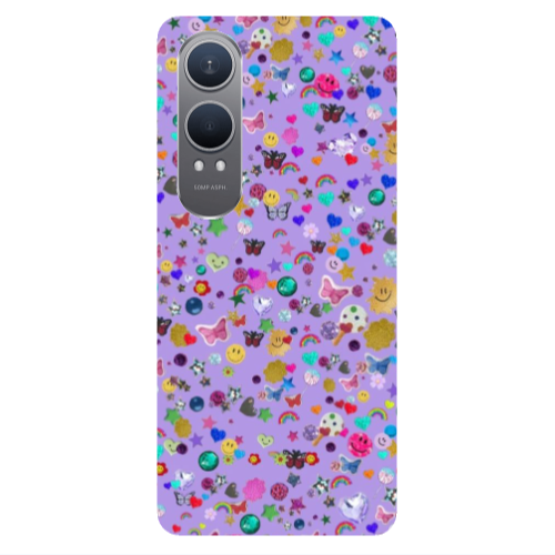 Oneplus Nord Ce 4 lite Stars and Rainbow Transparent Silicone TPU Θήκη