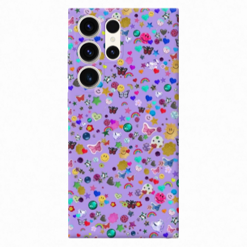 Samsung S25 Ultra Stars and Rainbow Transparent Silicone TPU Θήκη