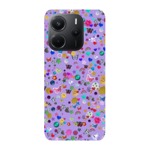 Xiaomi Redmi Note 14 Stars and Rainbow Transparent Silicone TPU Θήκη